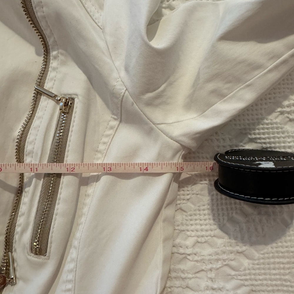 White House Black Market Faux Leather Moto Jacket - Picture 9 of 11